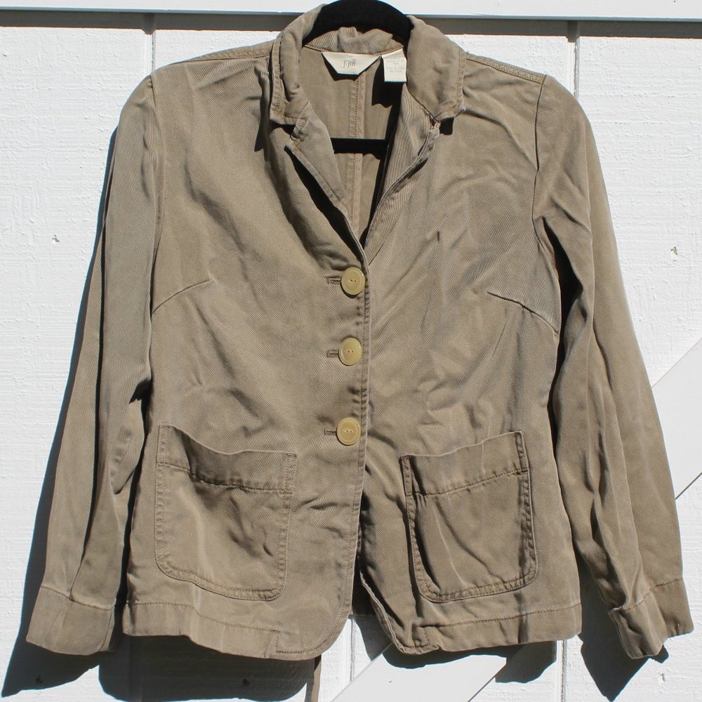 J. Jill Olive Green Blazer